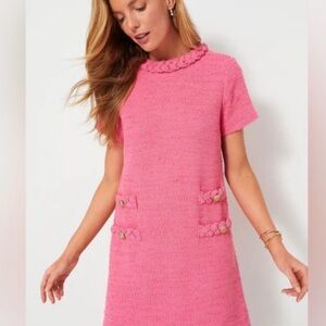 Tuckernuck Jackie Tweed Dress in Pink